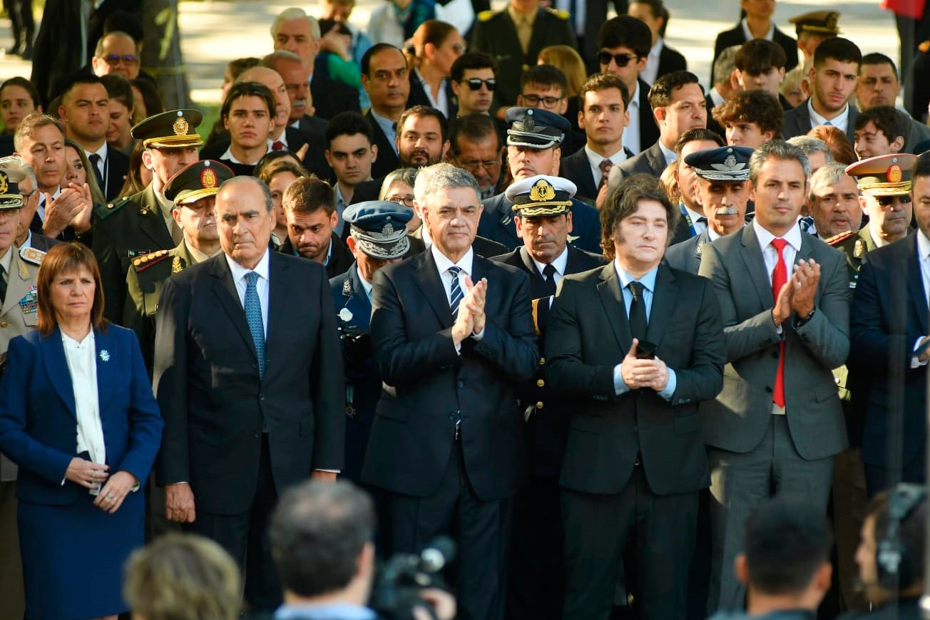 Los ex combatientes fueron excluídos del acto oficial encabezado por Javier Milei. 