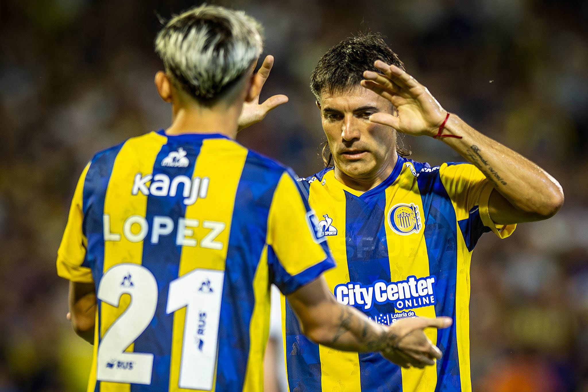 Santi López y Malcorra, figuras de Central ante Independiente