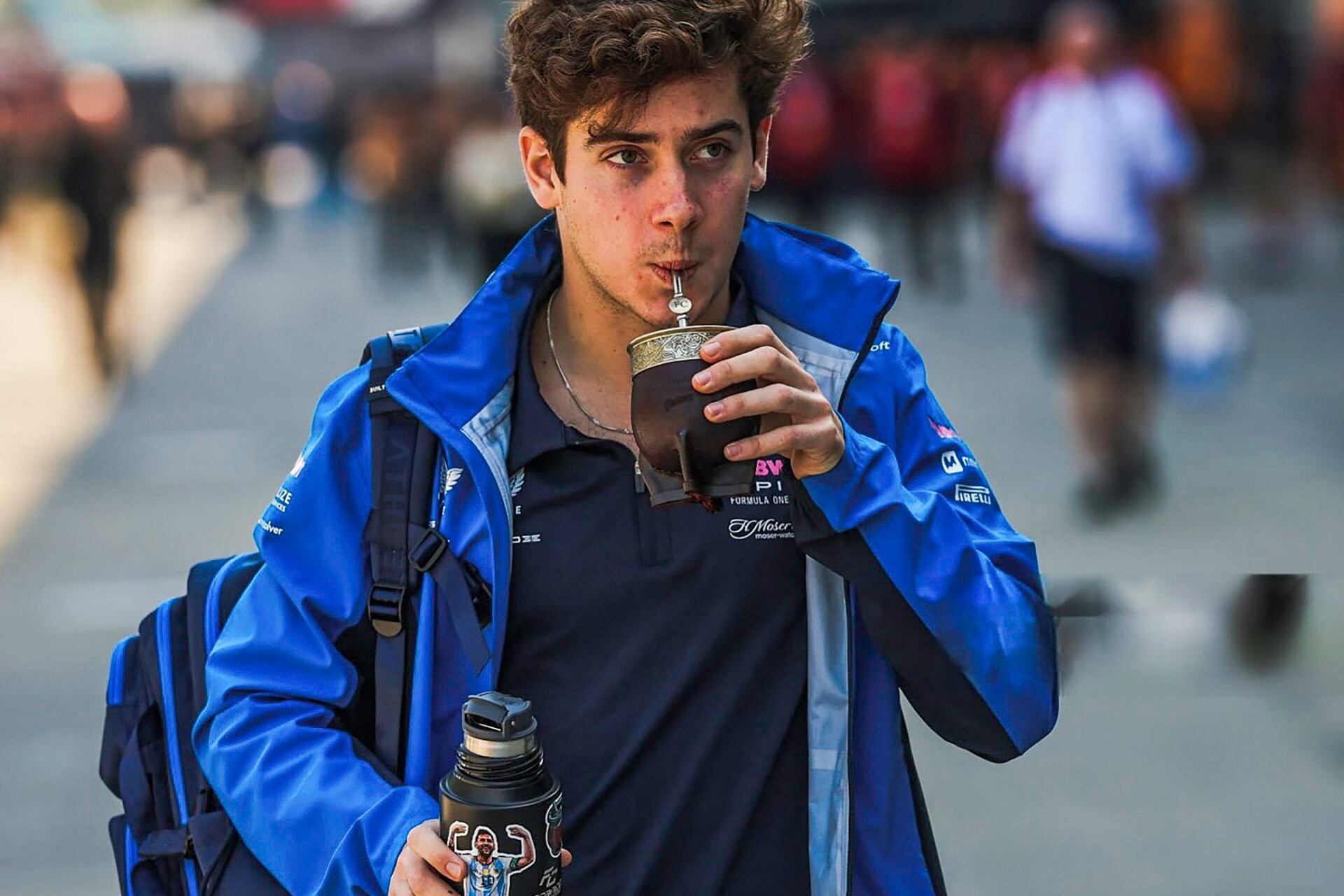 Colapinto hizo pruebas de velocidad en el circuito italiano