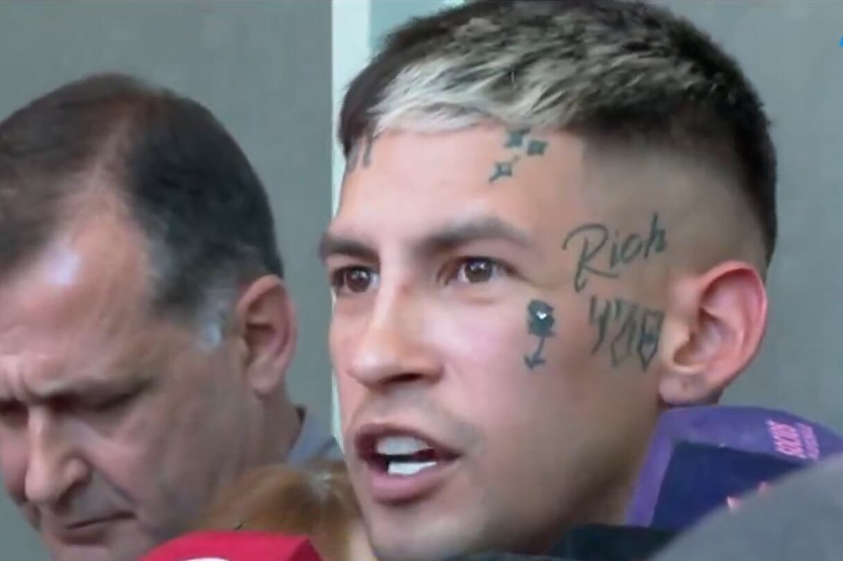 "Soy un adulto, padre y tengo que ser un ejemplo”, señaló a la salida de los tribunales de Mercedes