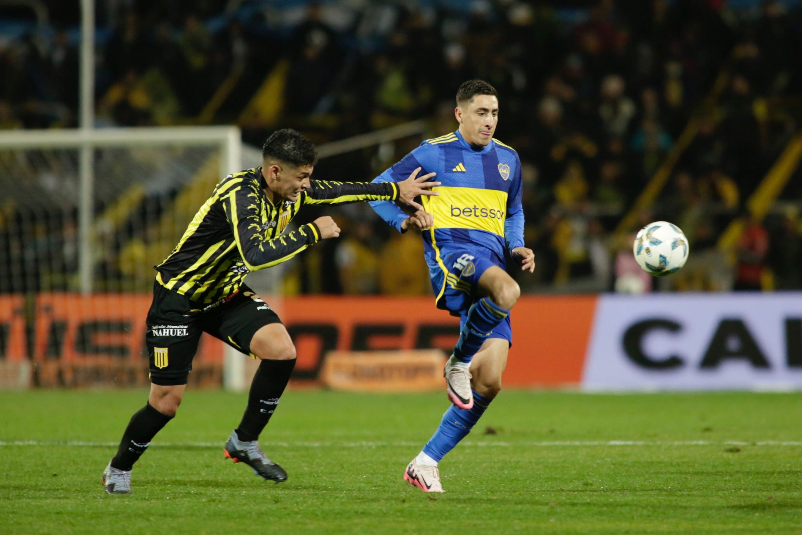 Merentiel, autor de la apertura del marcador. Imagen: @Copa_Argentina.