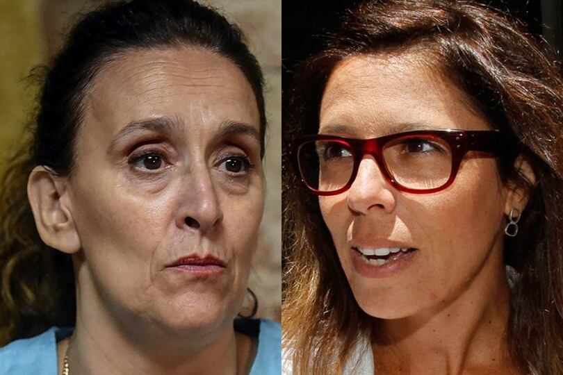 Gabriela Michetti y Laura Alonso.