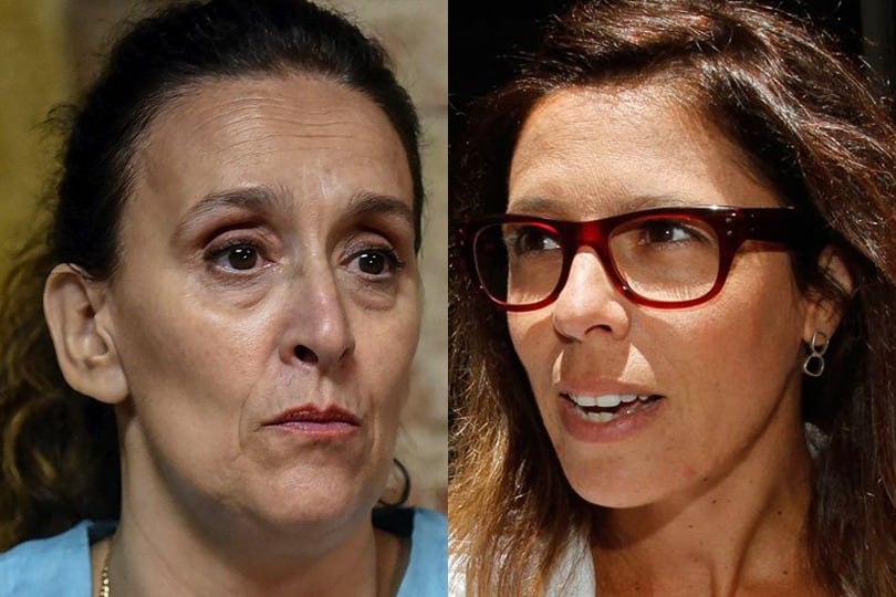 Gabriela Michetti y Laura Alonso.