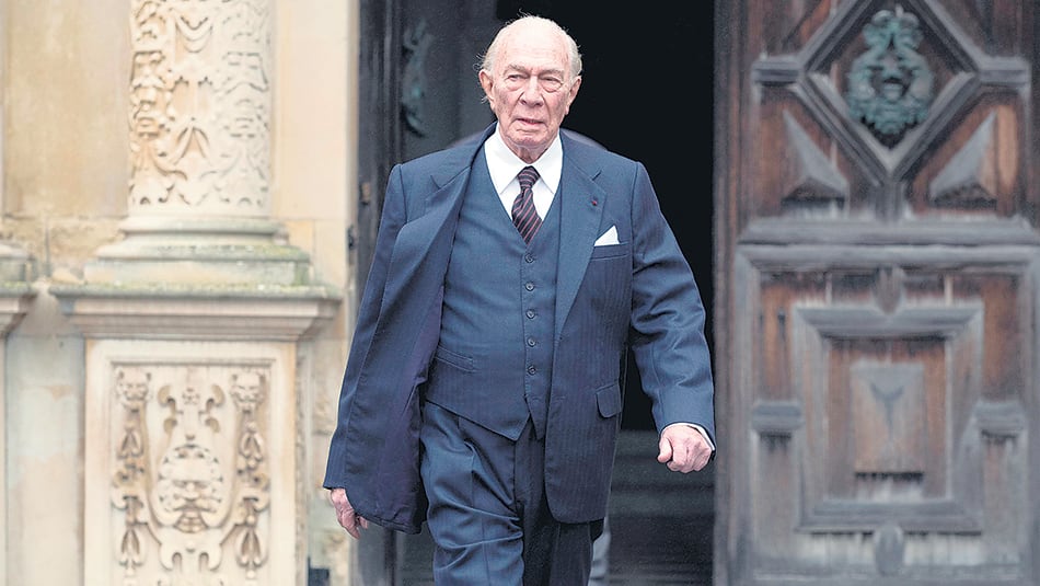 Christopher Plummer como el multimillonario John Paul Getty, un negociador implacable.