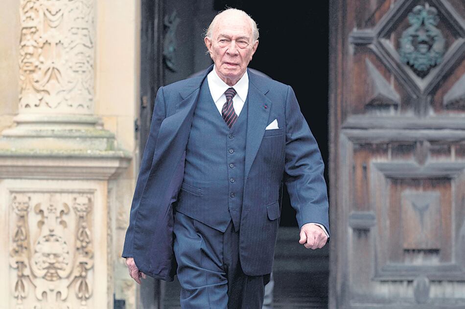 Christopher Plummer como el multimillonario John Paul Getty, un negociador implacable.