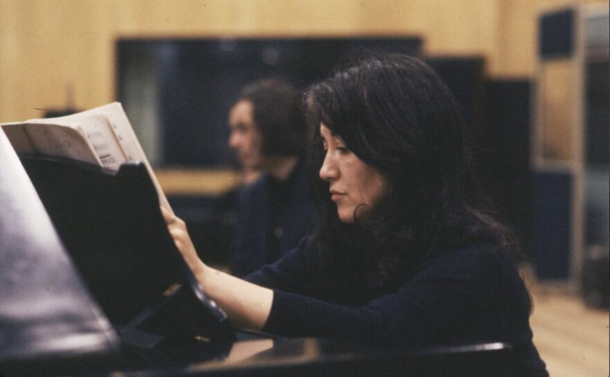 Argerich según el fotógrafo Alex von Koettlitz.