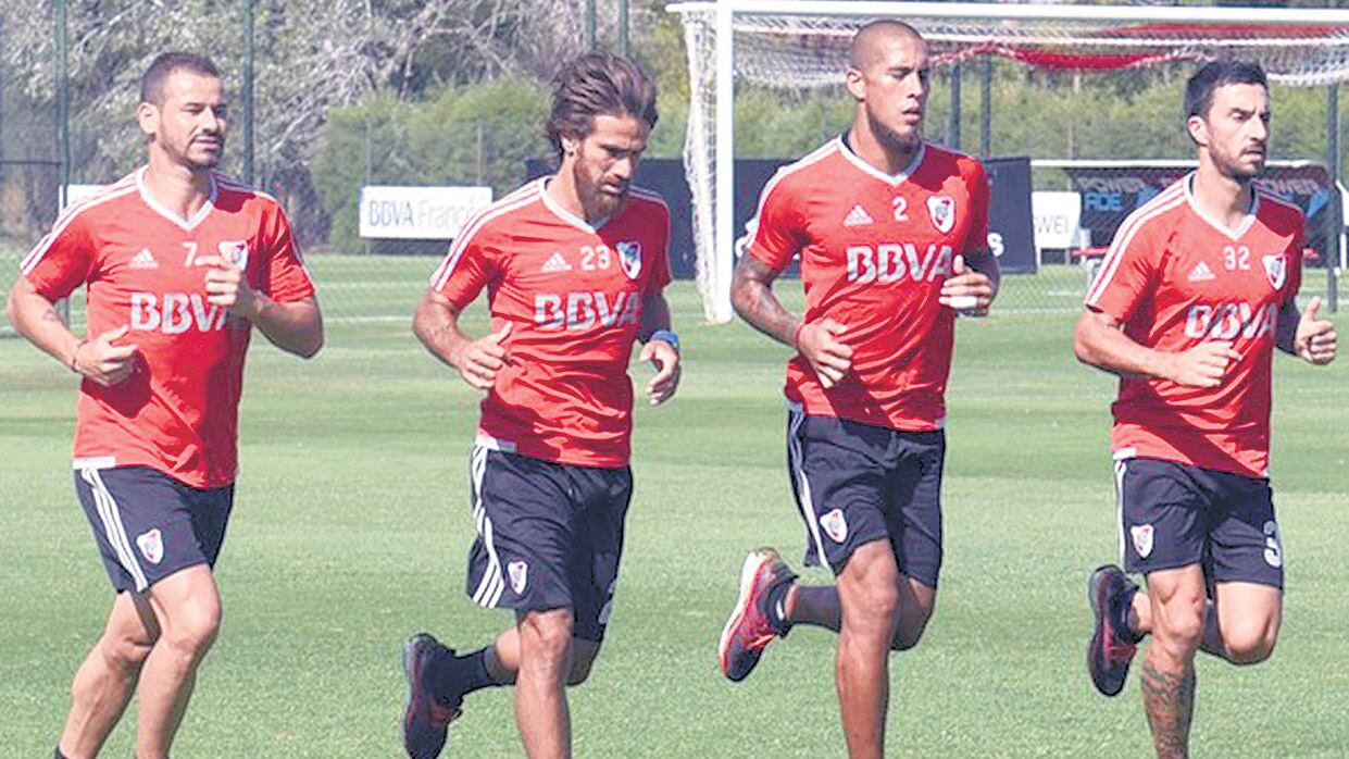 La vieja guardia de River para seguir en racha también en la Copa Libertadores.