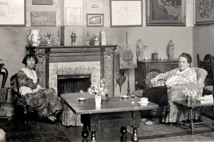 Stein y Toklas, retratadas por Man Ray