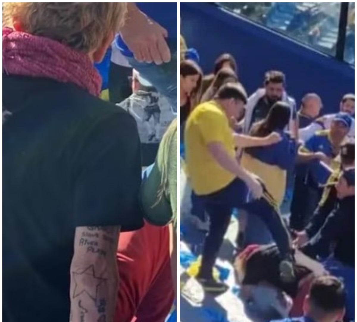 Medina, de 55 años y originario de Misiones, fue descubierto por sus tatuajes de River