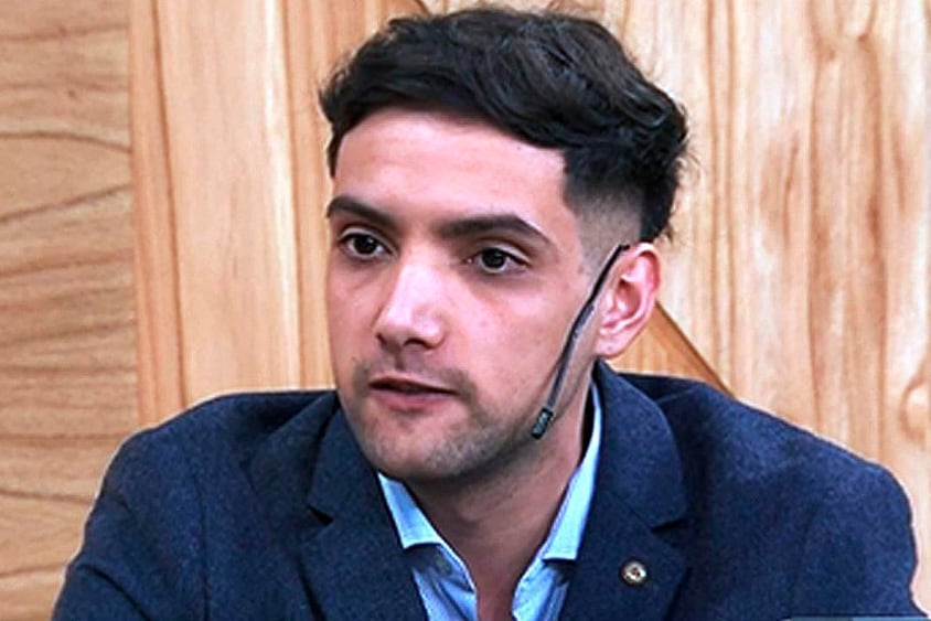 El dirigente de Revolución Federal Jonathan Morel.