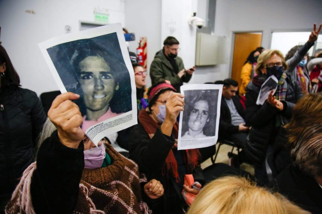 Familiares de las víctimas estuvieron presentes en los tribunales de San Martín. 