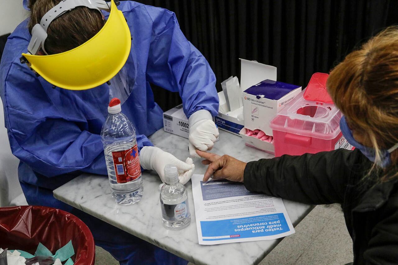 La Argentina superó hoy los 3600 contagios.