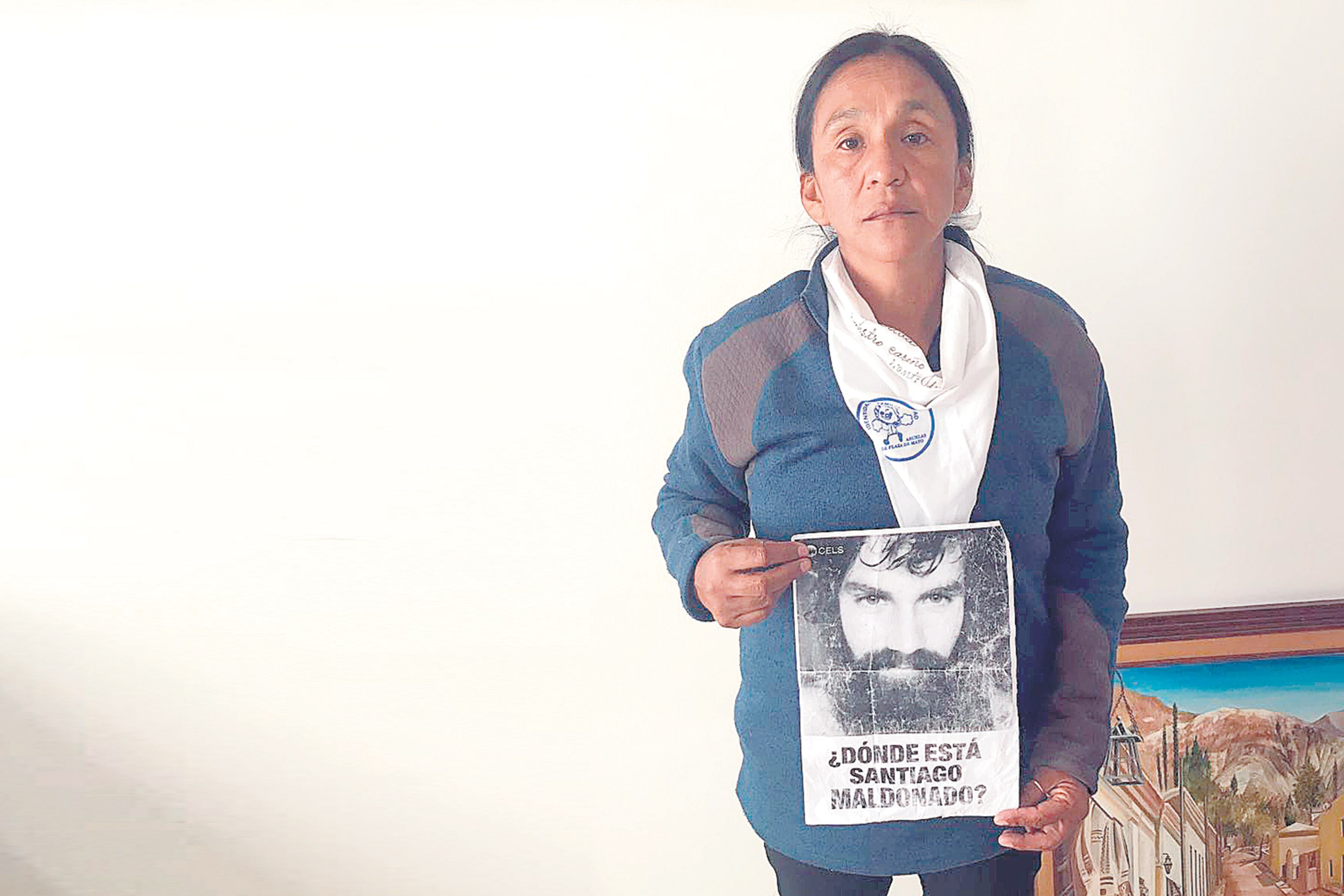 Milagro Sala ayer, poco después de llegar a la casa de El Carmen.