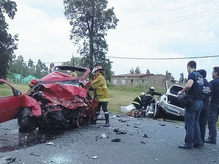 El impacto se produjo en la Ruta 1, a la altura de la localidad de Libertad.