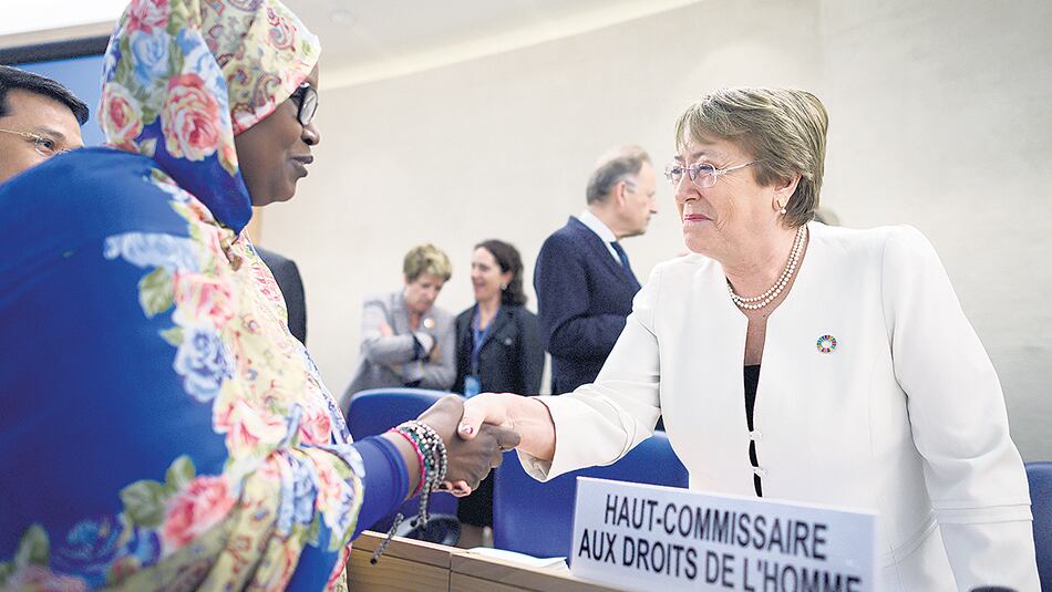 Bachelet dio un combativo discurso en el 39º Consejo de Derechos Humanos de Naciones Unidas en Ginebra.