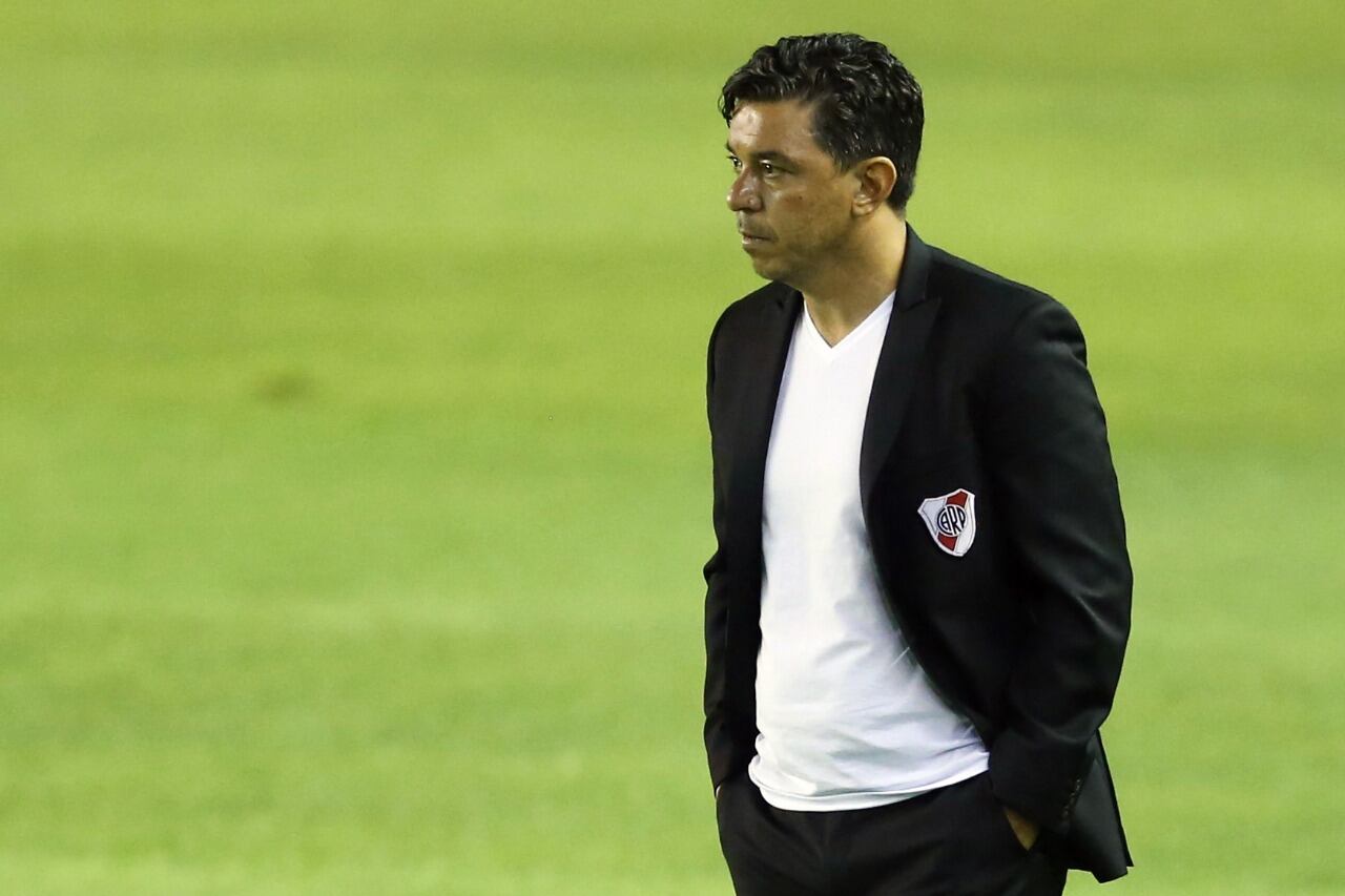 Marcelo Gallardo, DT de River.