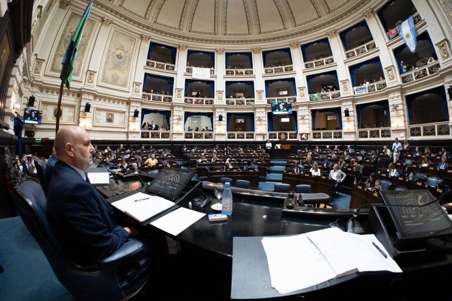 La cámara de diputados bonaerense.