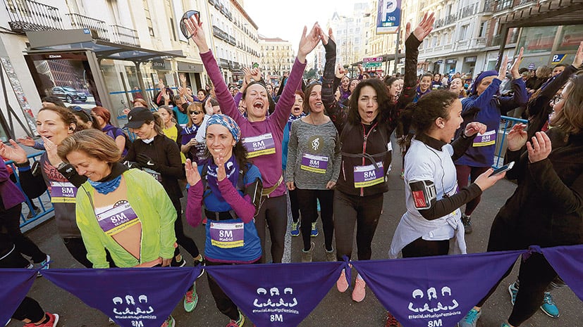 “Carrera feminista” en Bilbao este domingo, convocada por la comisión 8M.