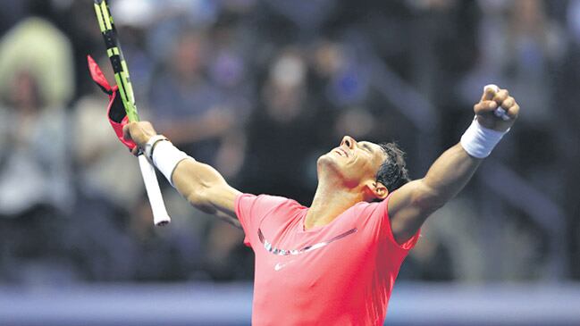 Nadal anoche esperaba al vencedor entre Federer y Del Potro.