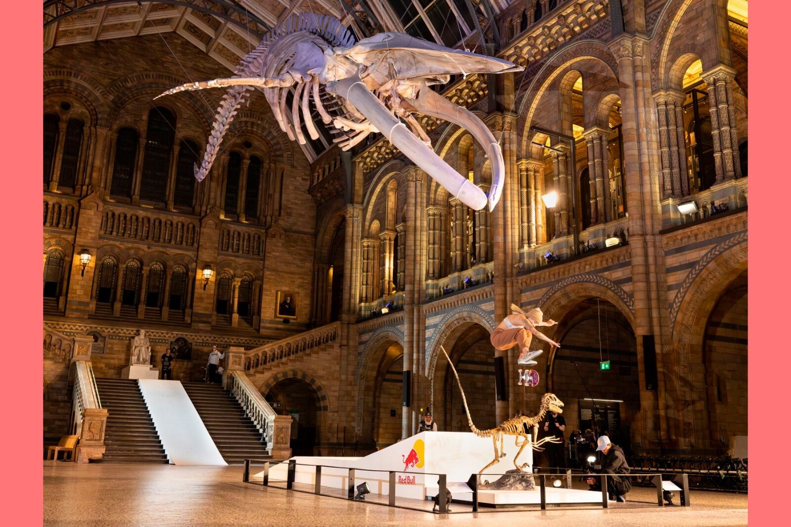 Una de las chicas participantes en acción