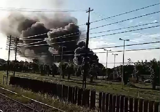 El incendio fue rápidamente detectado por el área de seguridad de la operadora estatal