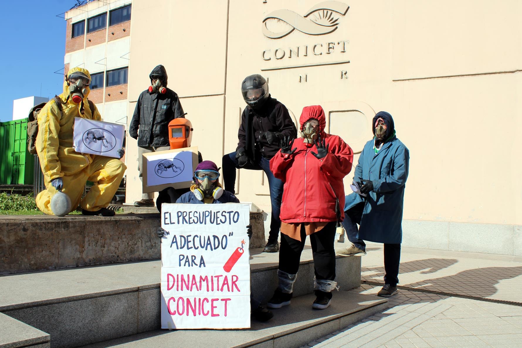 En mayo de este año, Conicet realizó otra jornada de lucha por el ahogo financiero.