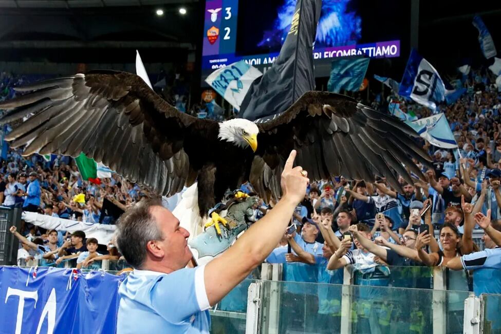 Bernabé y Olimpia, el águila símbolo de la Lazio