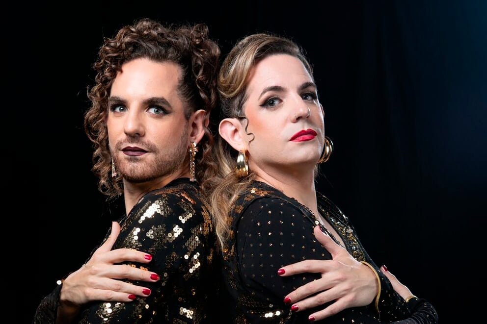 El dúo detrás de Ópera Queer, Ferni y Luchi Gyldenfeldt.