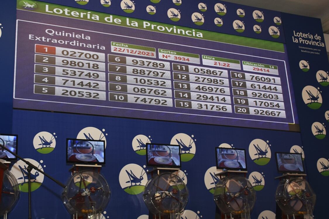 Los premios se pueden cobrar hasta el 22 de enero de 2024. Imagen: Lotería de la Provincia.