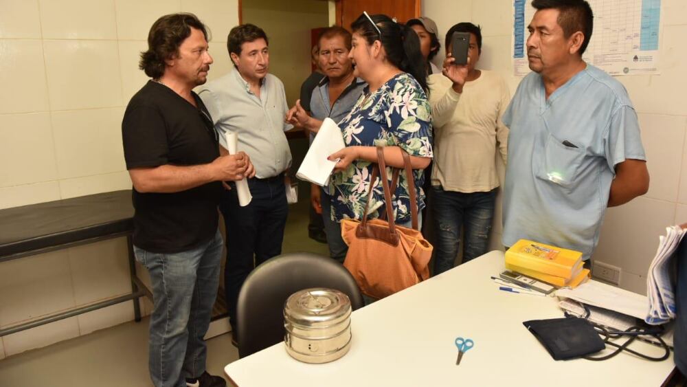 Sáenz y Arroyo en el Hospital de Santa Victoria Este 
