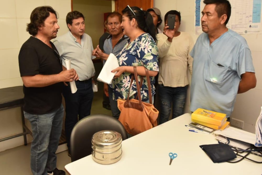 Sáenz y Arroyo en el Hospital de Santa Victoria Este
