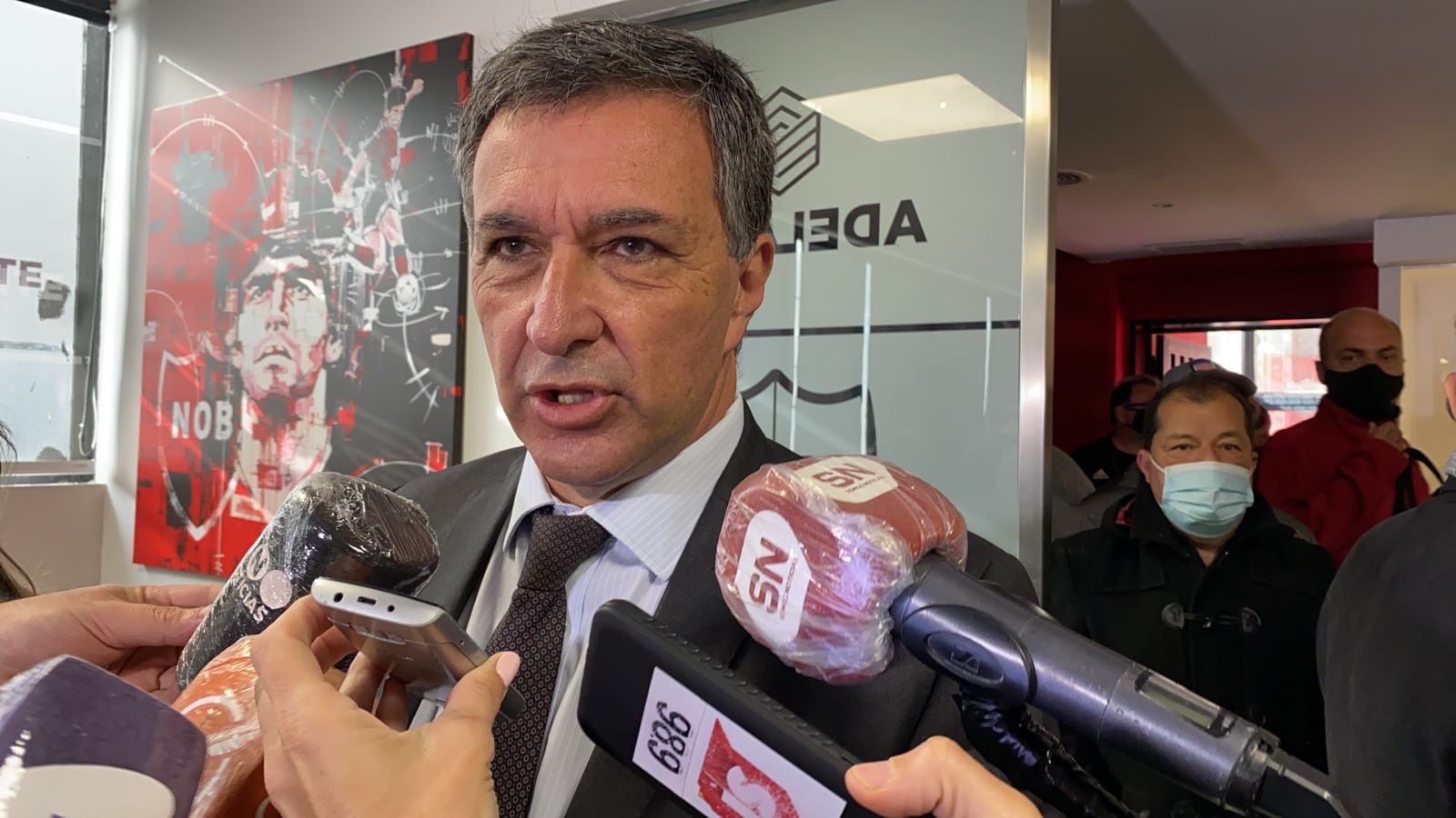 El presidente de Newell´s Ignacio Astore.