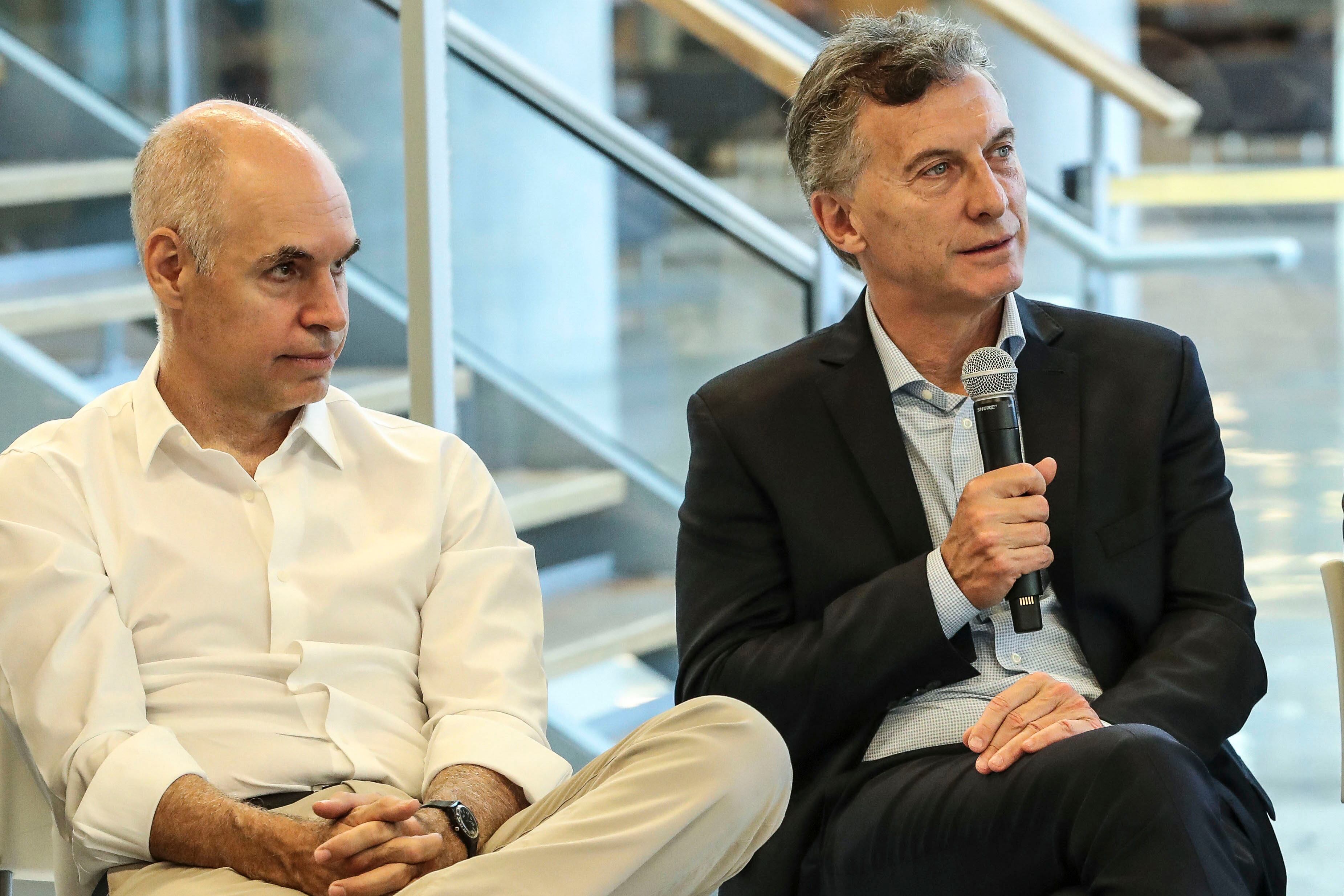 Horacio Rodríguez Larreta y Mauricio Macri compiten por 