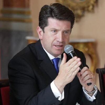 Ministro de Defensa de Colombia, Diego Molano. Fuente: Twitter de Diego Molano: @Diego_Molano