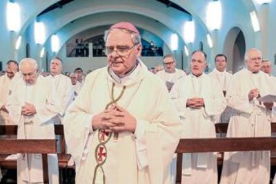 El obispo católico de San Isidro y presidente de la Conferencia Episcopal, Oscar Ojea.