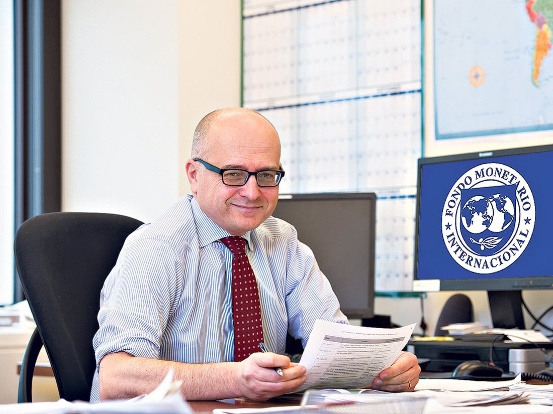 Roberto Cardarelli, jefe de la misión del Fondo Monetario Internacional. 