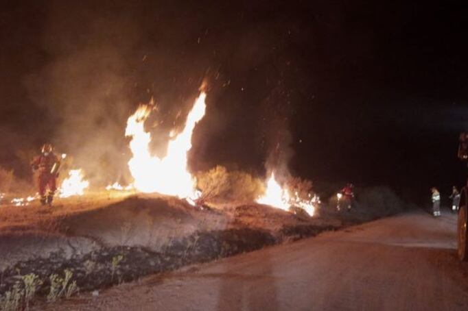 En Azuébar, un municipio del interior de la Comunidad Valenciana, sus vecinos tuvieron que ser evacuados.