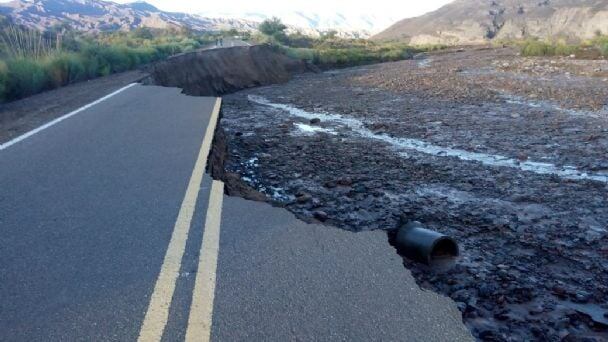 Consecuencias de las lluvias intensas. 