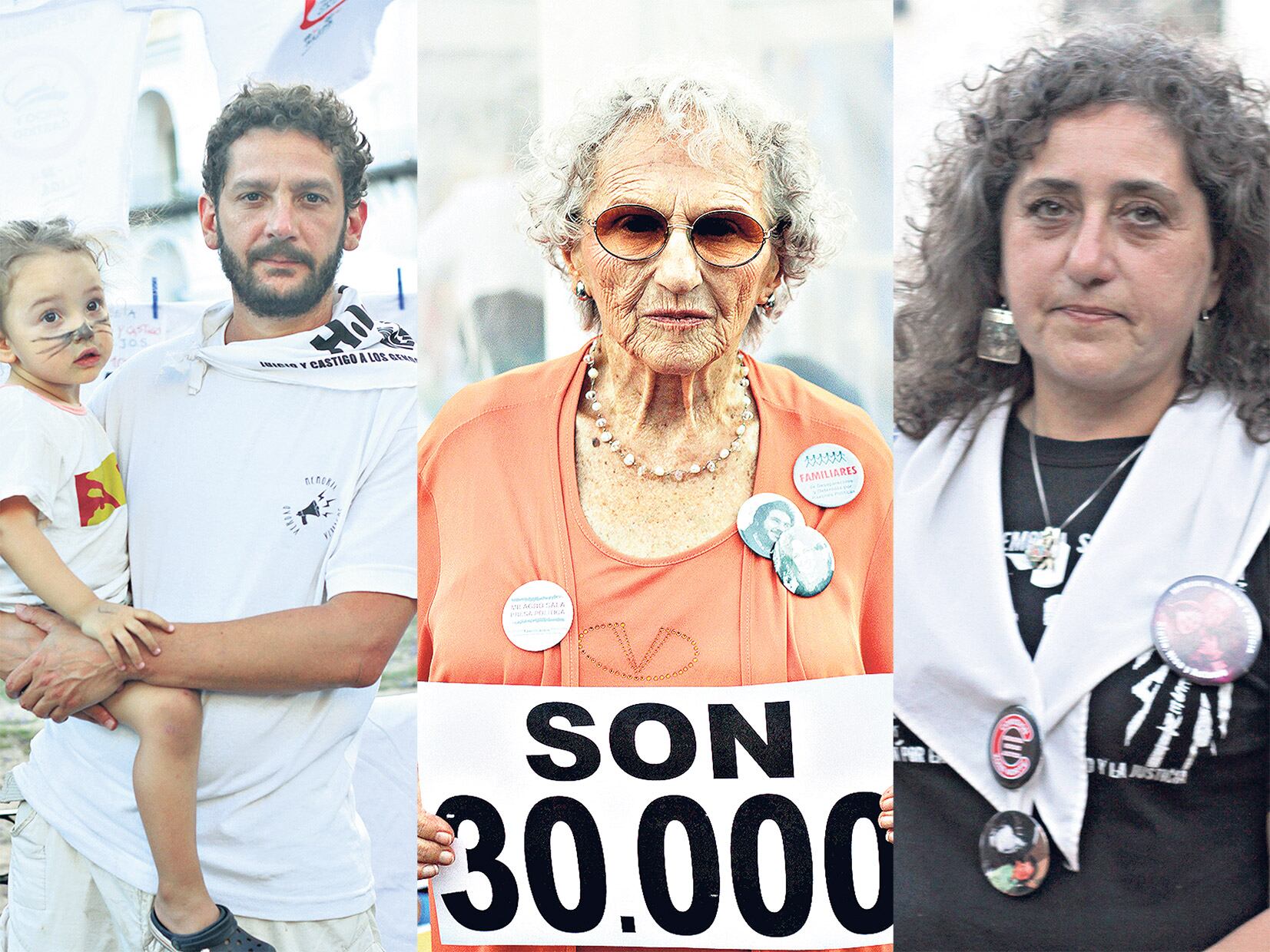 Agustín Cetrangolo, Lita Boitano y Adriana Taboada.