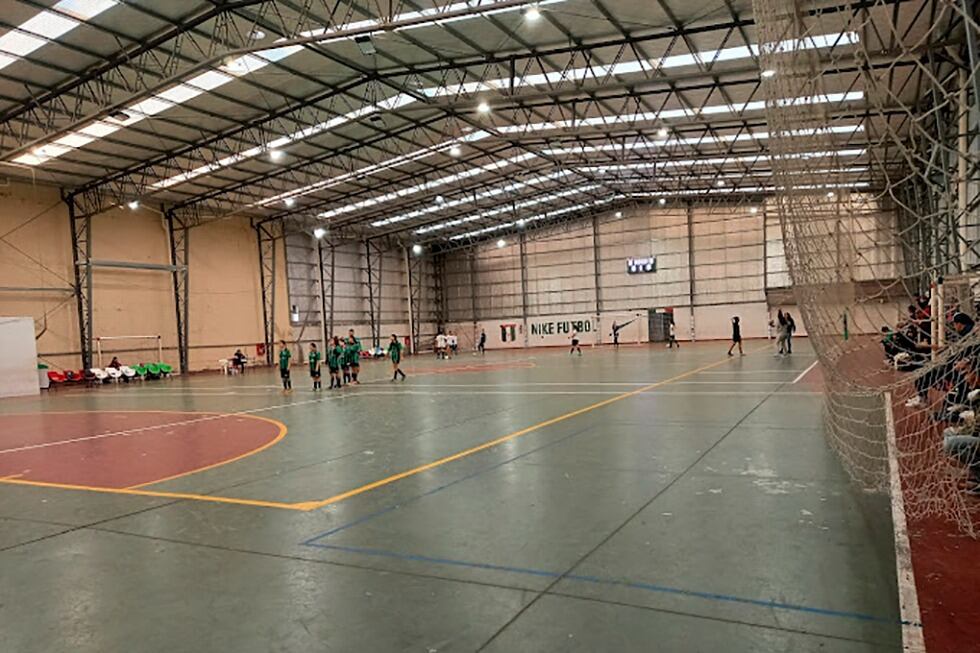 La cancha de la sede del club Parque.