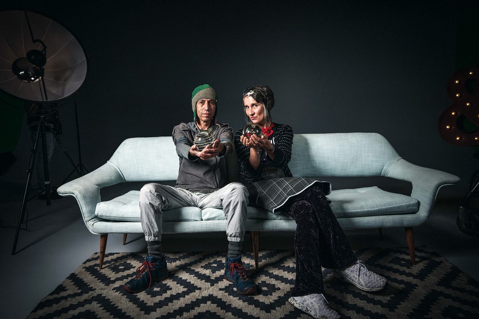 Buitrago y Echeverri renovaron la identidad estética de Aterciopelados.