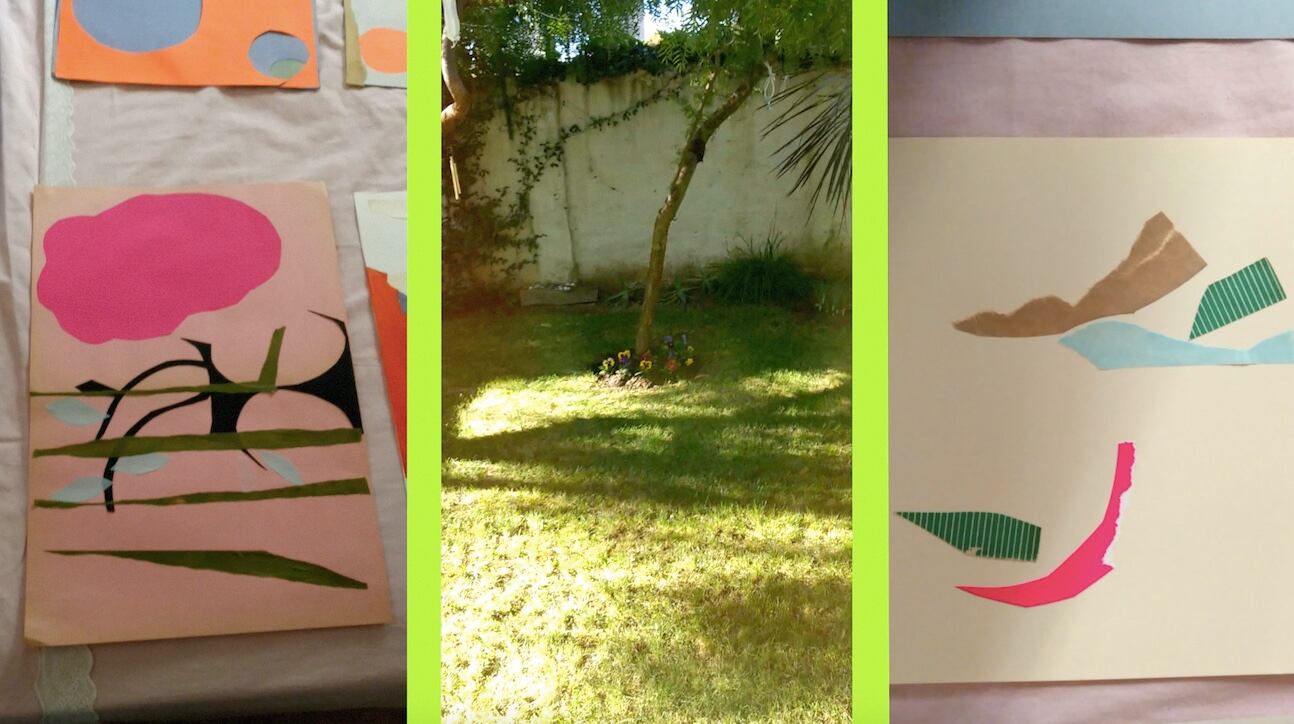 Imágenes de la obra Un silencio para tratar de escuchar, de Bléfari y Labaké