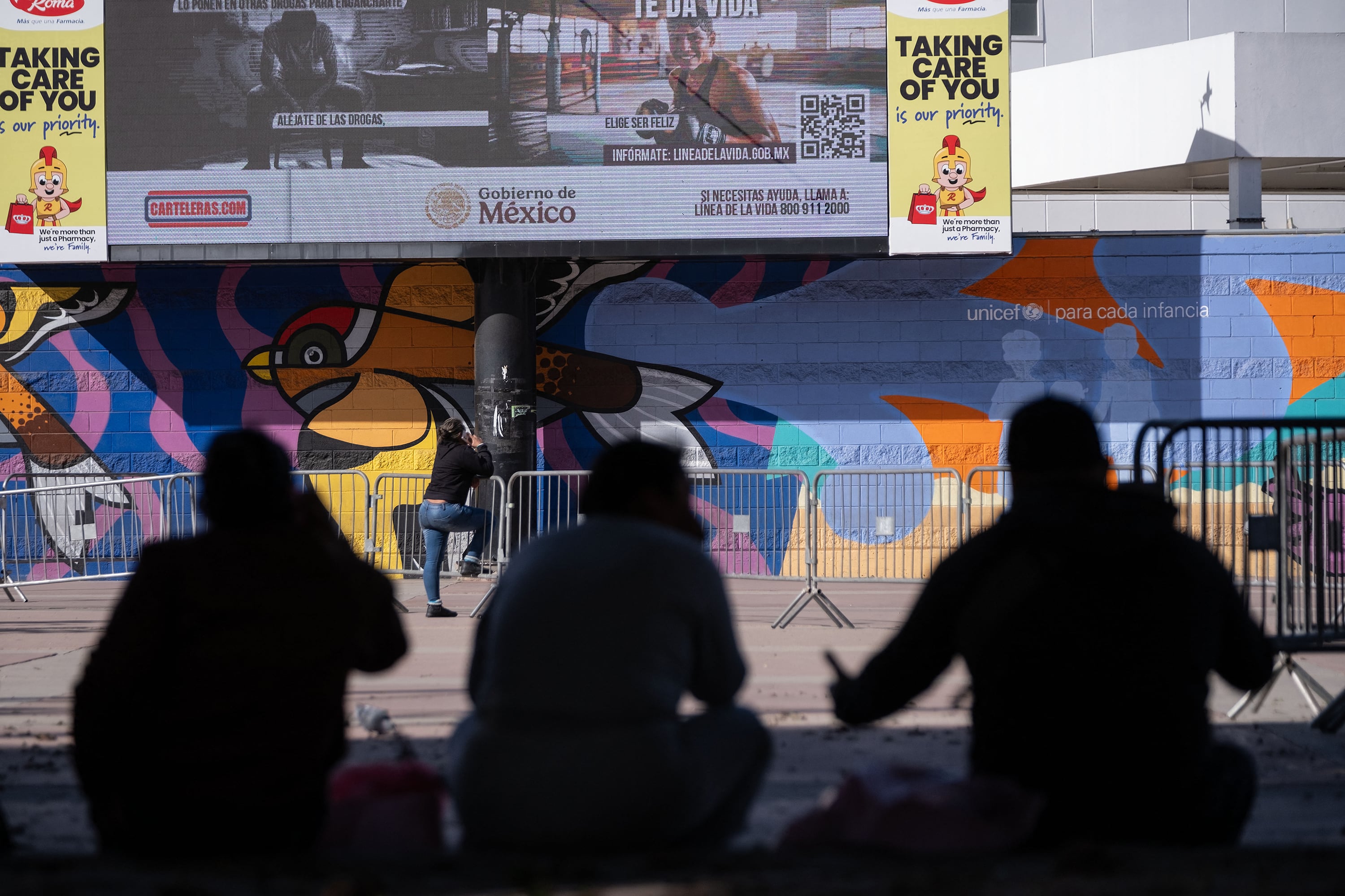 El cruce fronterizo El Chaparral, en Tijuana, solía estar abarrotado de solicitantes de asilo