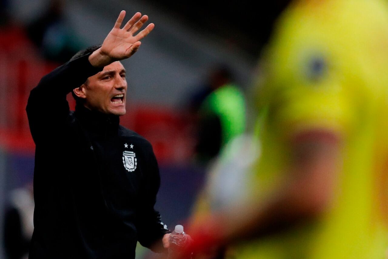 Lionel Scaloni, DT de la Selección.