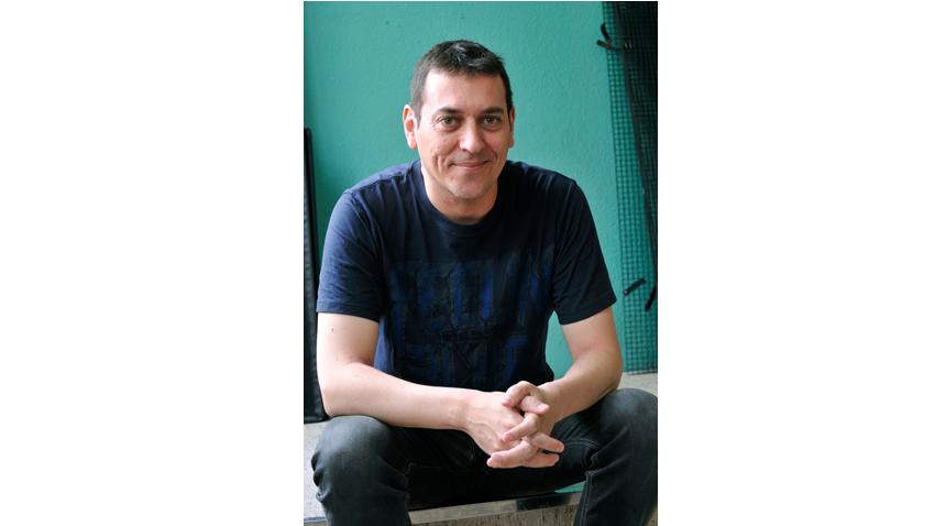 Héctor Lozano, escritor y guionista de Merlí, uno de los visitantes.