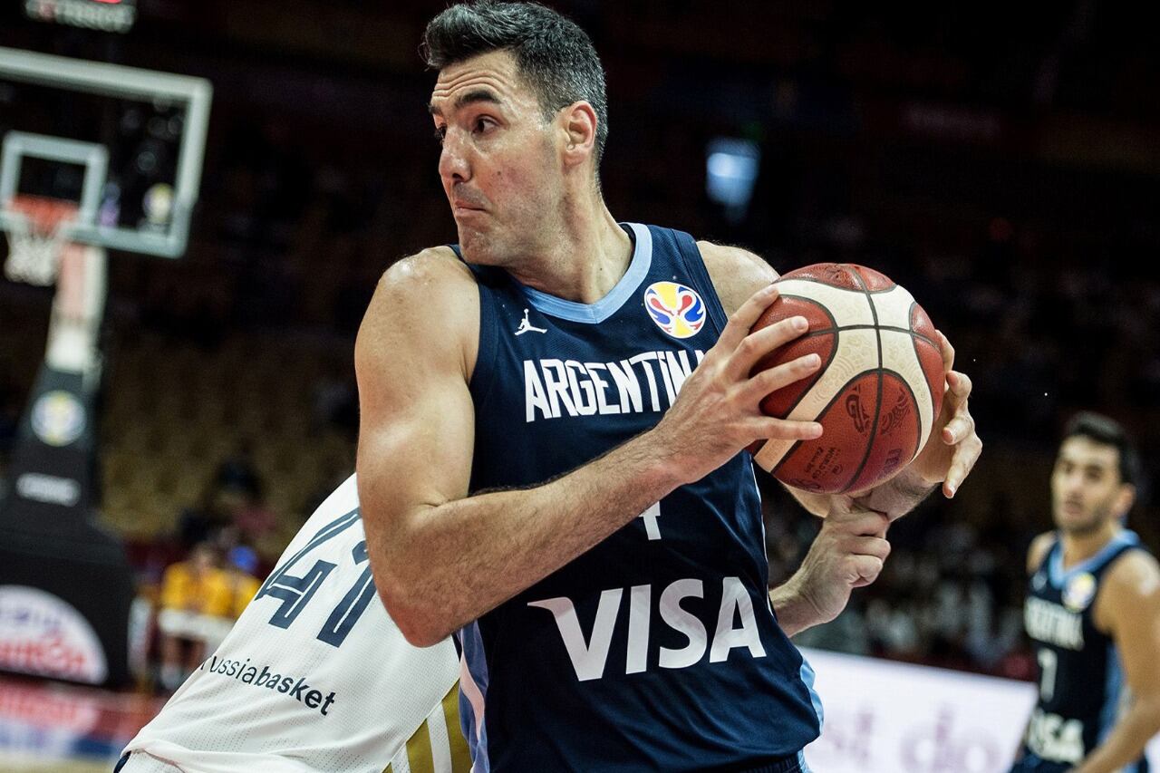 Luis Scola, el gran referente de la Selección.