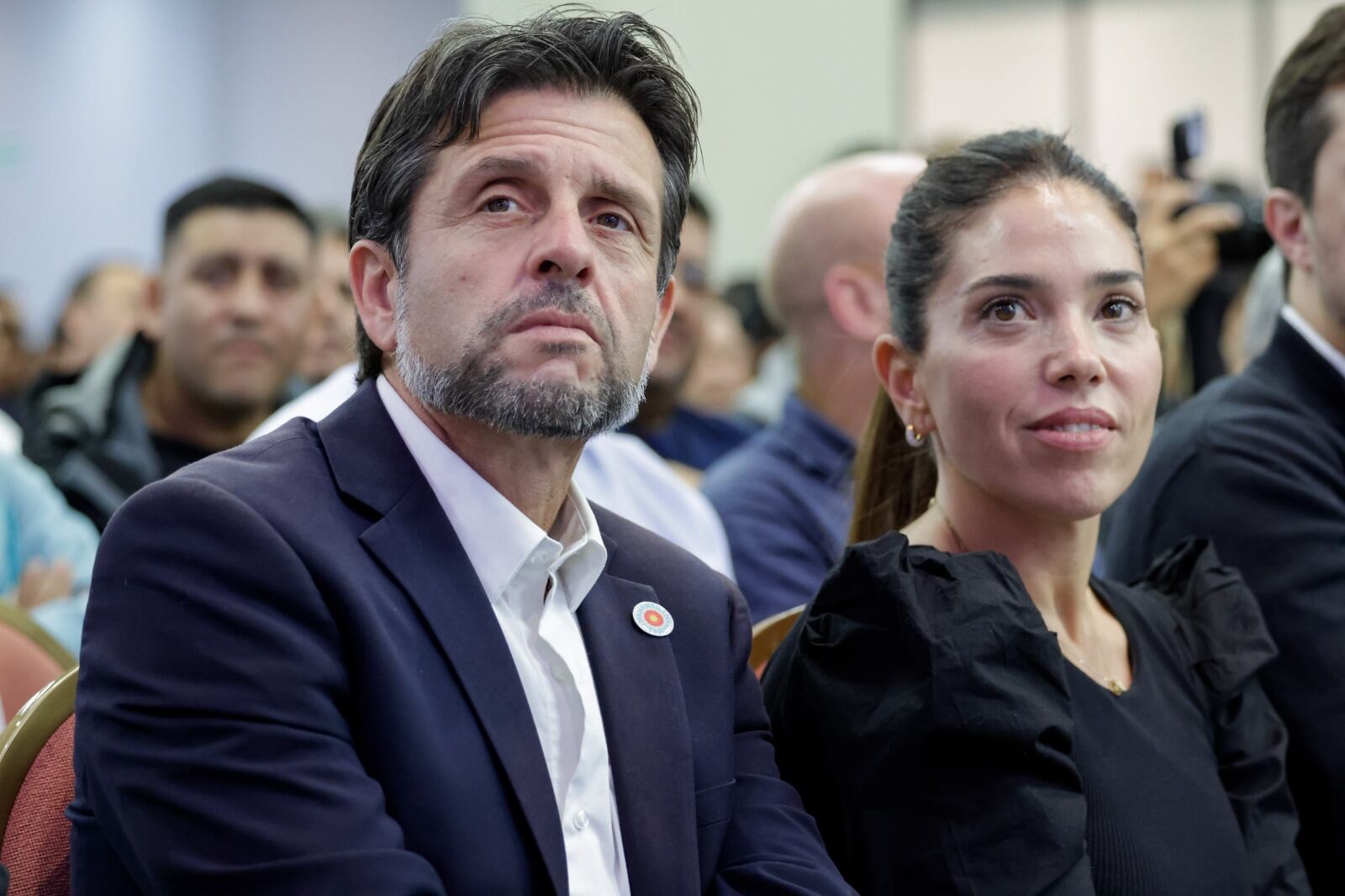Ariel Aguilar durante el congreso nacional de la UOM.