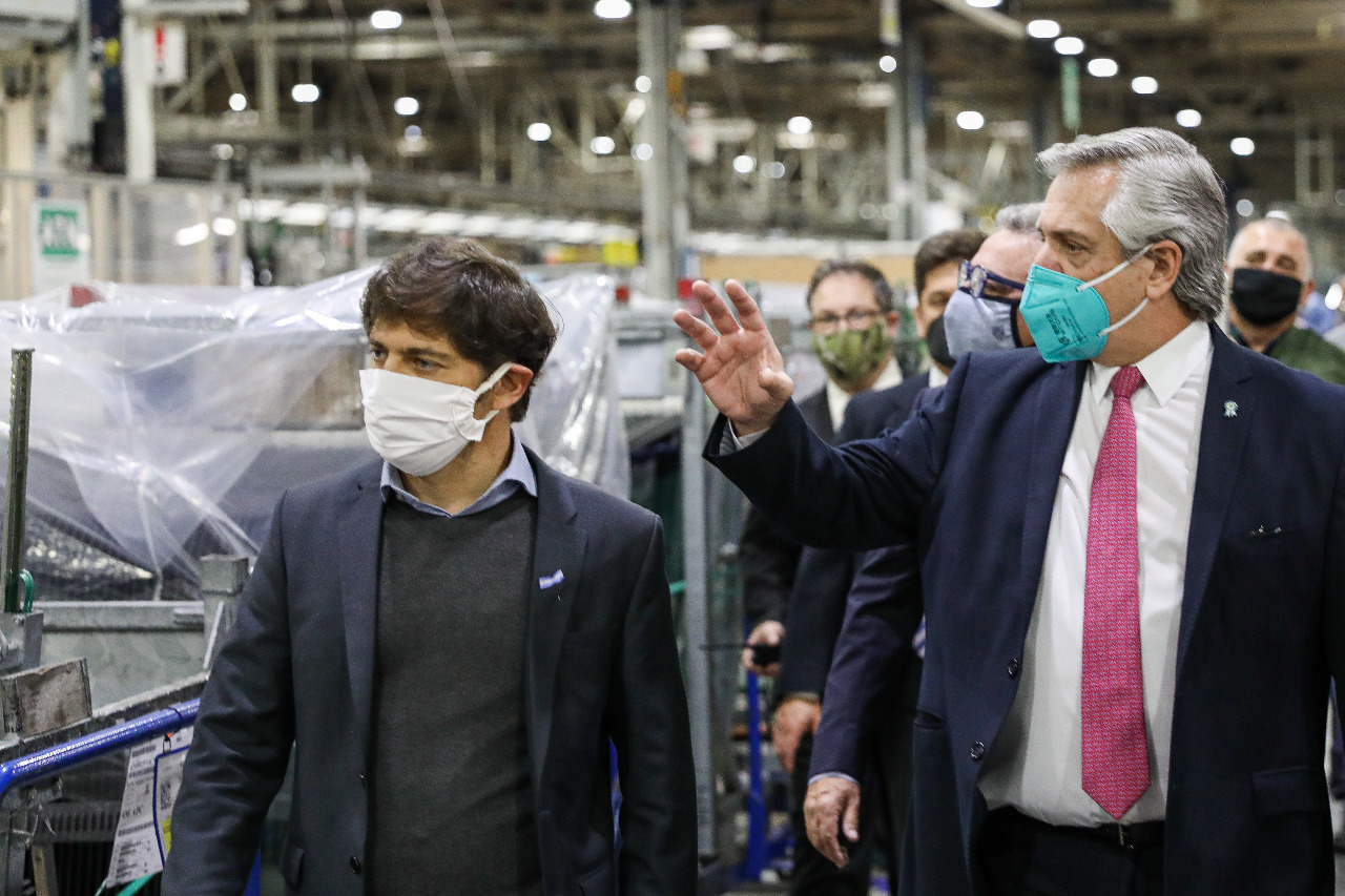 El presidente Alberto Fernández y el gobernador de la provincia de Buenos Aires, Axel Kicillof anunciarán este mediodía una serie de obras de infraestructura para la región del Gran Buenos Aires.