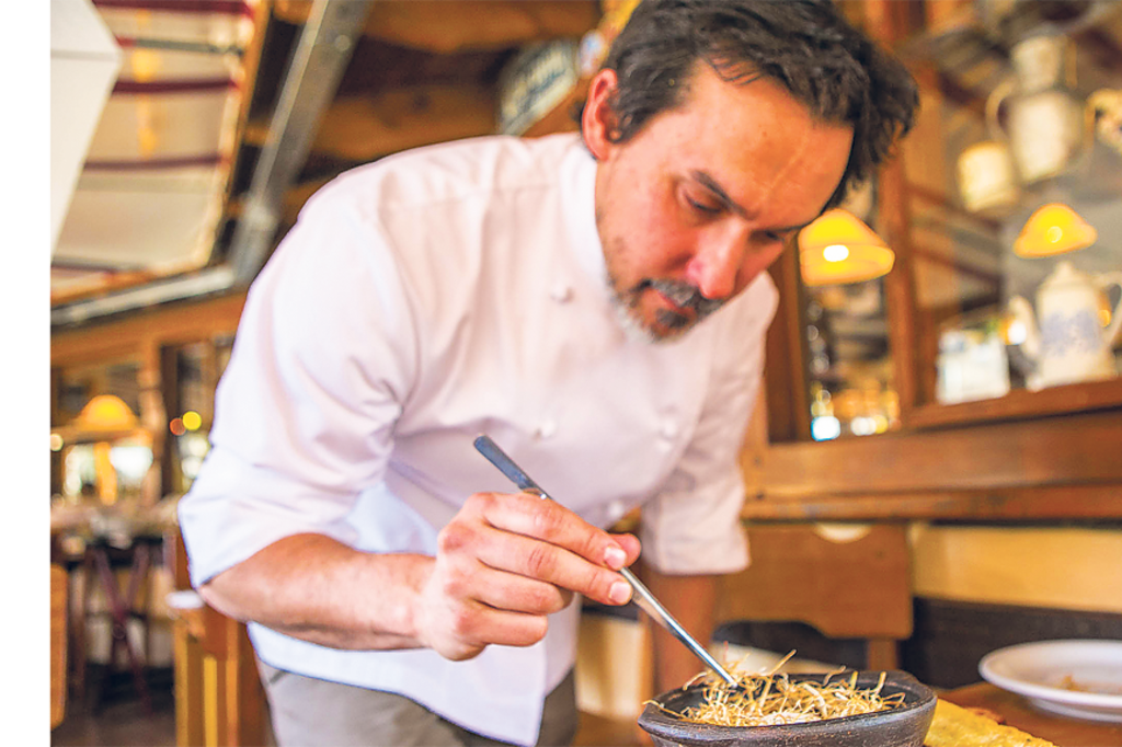 Las recetas caseras con técnicas modernas en El Mallín.