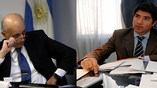 El procurador Eduardo Casal y el camarista Alejandro Slokar. 